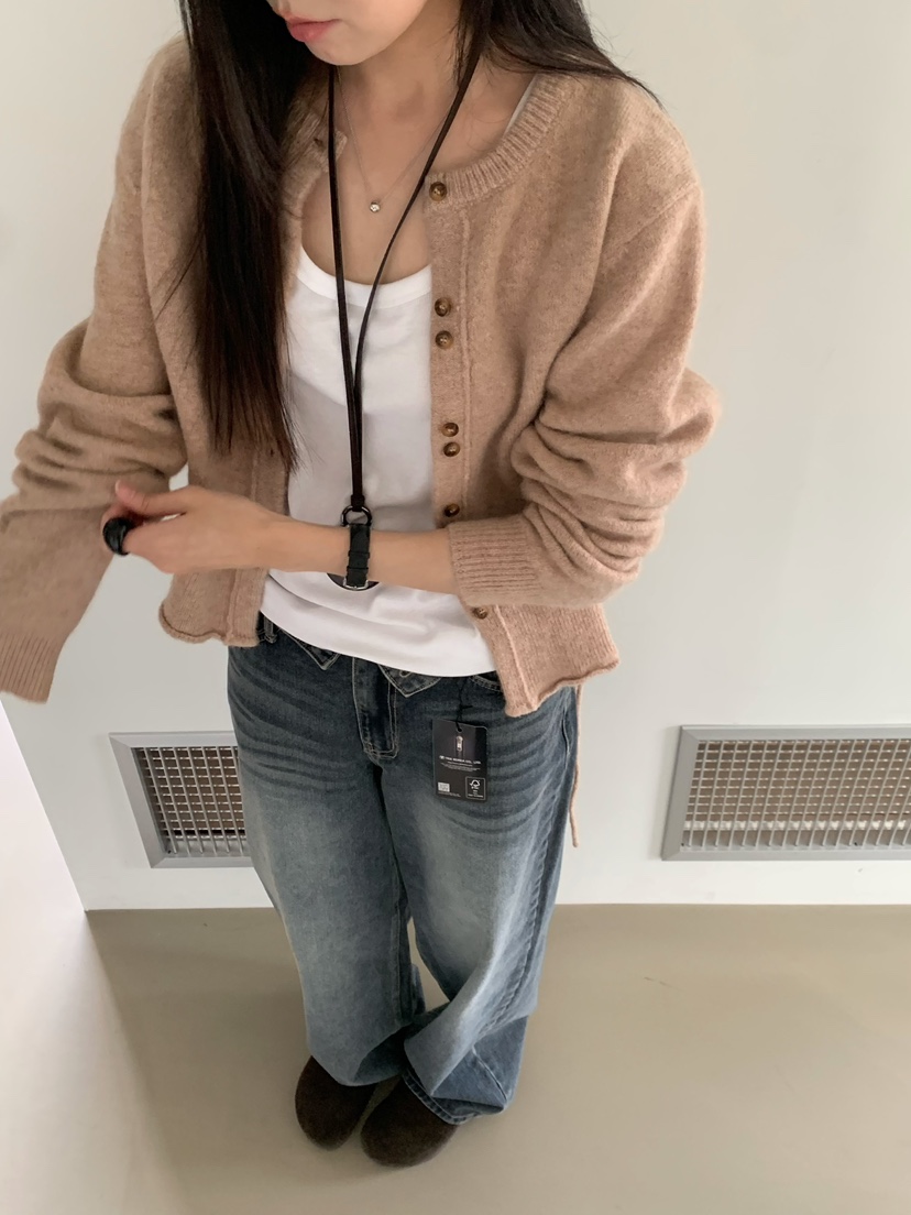 LEPI東大門直郵女裝新品推薦真品時尚人氣開衫羊毛針織開衫LEPI開衫圖色3