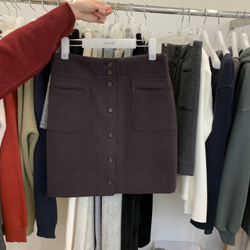 JINSIM韓國直郵女士新品真品人氣推薦時尚熱賣休閑短裙JINSIM短裙圖色1