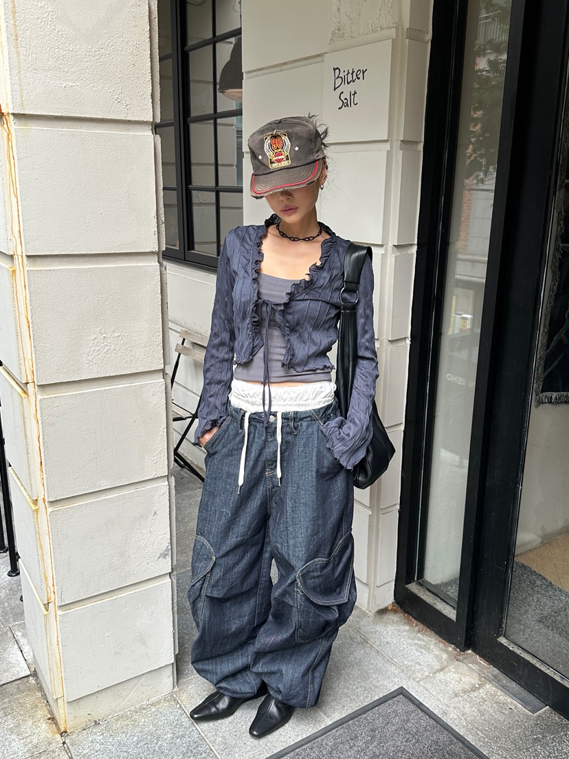 CHAV東大門代購女士新款熱賣時尚休閑人氣推薦真品牛仔褲CHAV牛仔褲