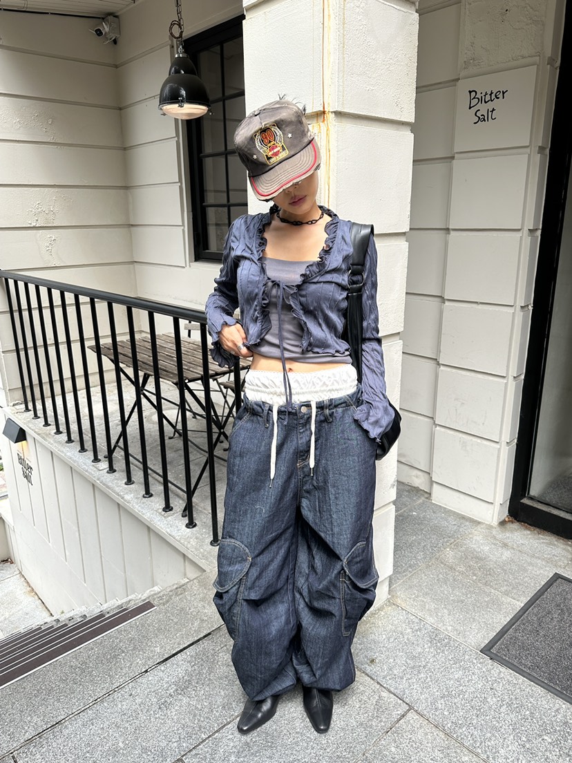 CHAV東大門代購女士新款熱賣時尚休閑人氣推薦真品牛仔褲CHAV牛仔褲