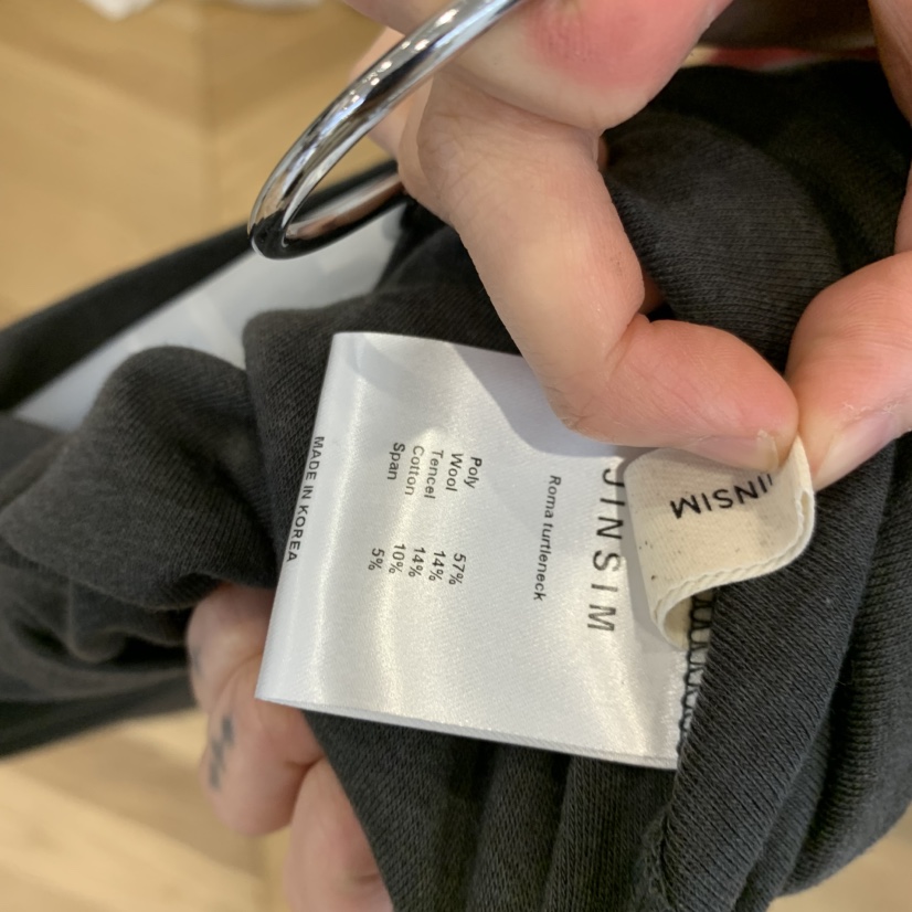 JINSIM韓國代購女裝新款推薦熱賣真品時尚人氣休閑長袖T恤JINSIM長袖T恤