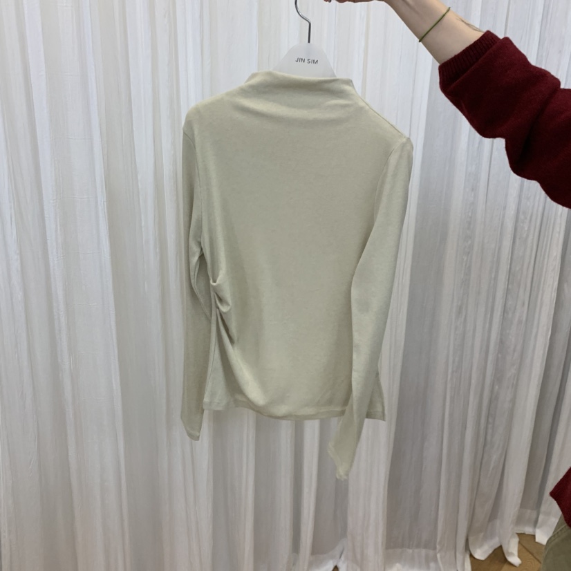 JINSIM韓國代購女裝新款推薦熱賣真品時尚人氣休閑長袖T恤JINSIM長袖T恤圖色4