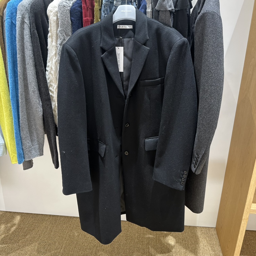 WE ARE/WELOVER東大門直郵女士新品時尚熱賣中長款大衣SHOP_WE ARE中長款大衣圖色2黑色