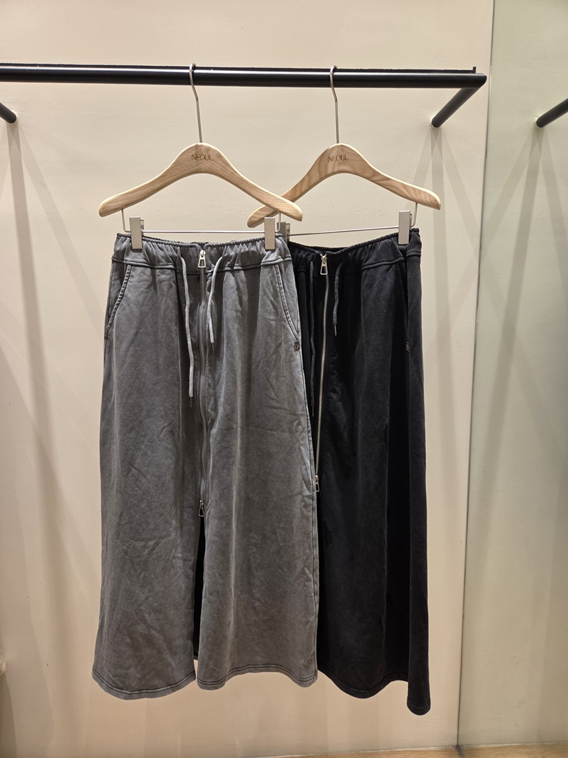 NEOUL韓國直郵女裝新品真品時尚人氣熱賣推薦長裙雙向拉鏈NEOUL/ahin雙領標簽長裙