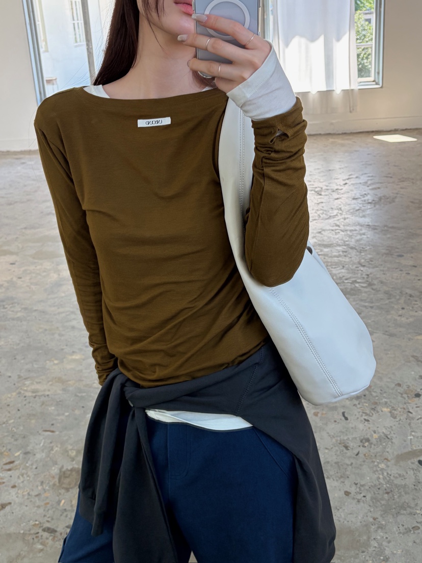 UNBOUND韓國直郵女裝新款休閑時尚真品熱賣人氣推薦長袖T恤UNBOUND長袖T恤