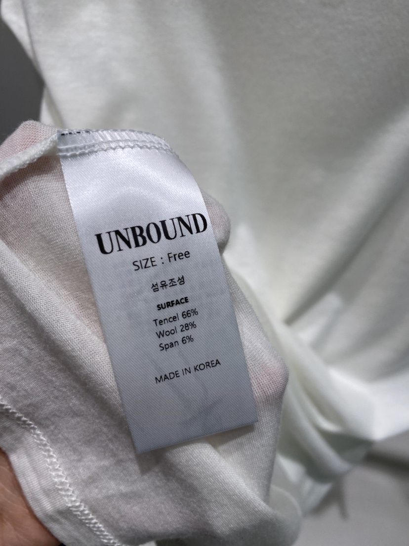 UNBOUND韓國直郵女裝新款休閑時尚真品熱賣人氣推薦長袖T恤UNBOUND長袖T恤
