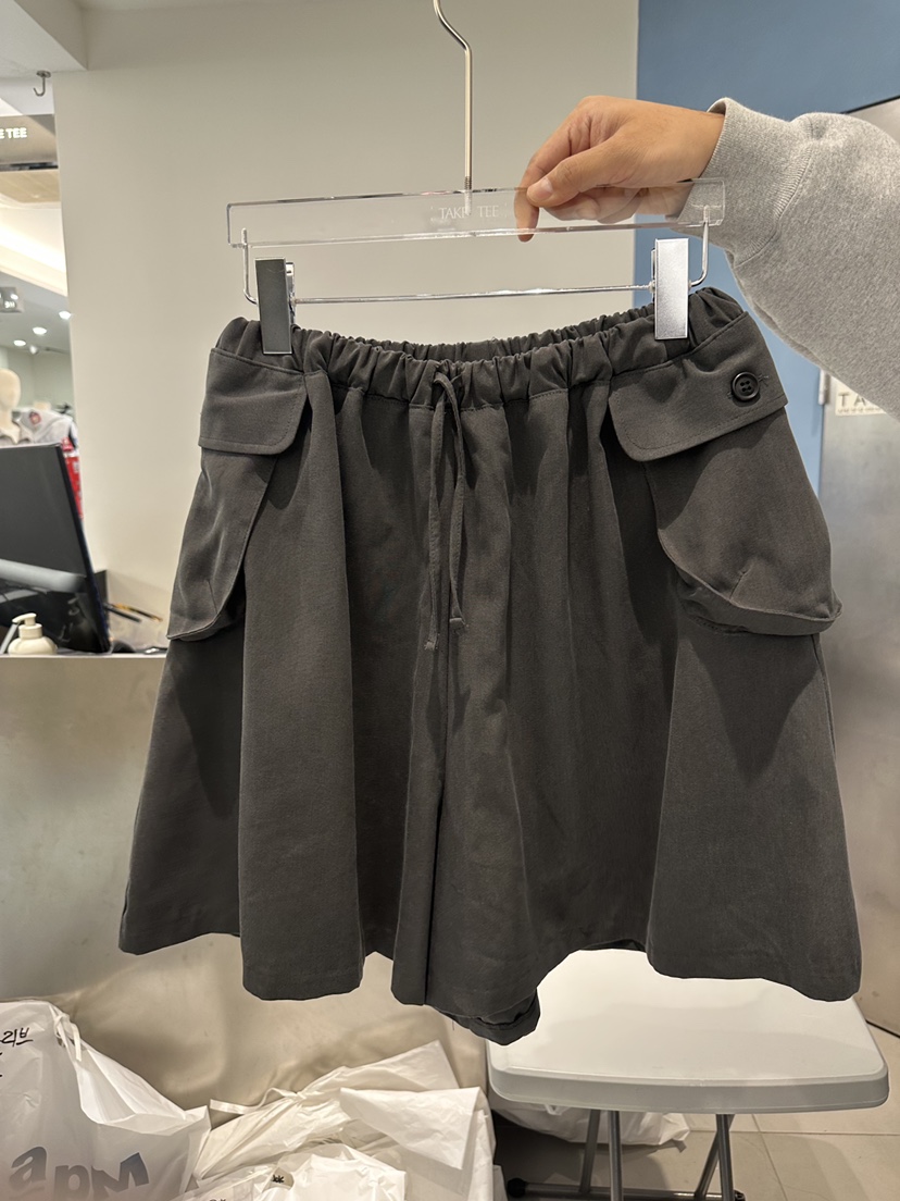 TAKE TEE東大門代購女裝新品推薦人氣熱賣時尚休閑真品短褲TAKE TEE短褲圖色1墨色