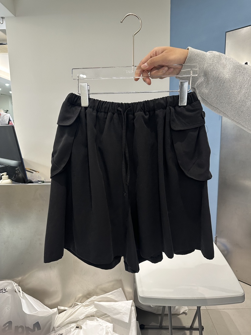 TAKE TEE東大門代購女裝新品推薦人氣熱賣時尚休閑真品短褲TAKE TEE短褲圖色2黑色
