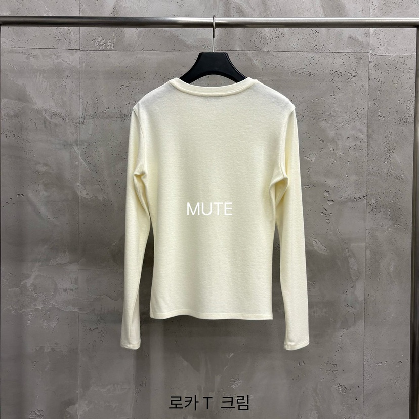MUTE-P東大門代購女士新款推薦真品人氣休閑時尚長袖T恤MUTE長袖T恤