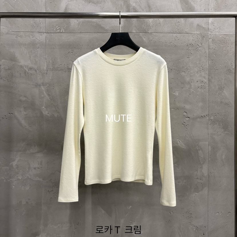 MUTE-P東大門代購女士新款推薦真品人氣休閑時尚長袖T恤MUTE長袖T恤圖色1
