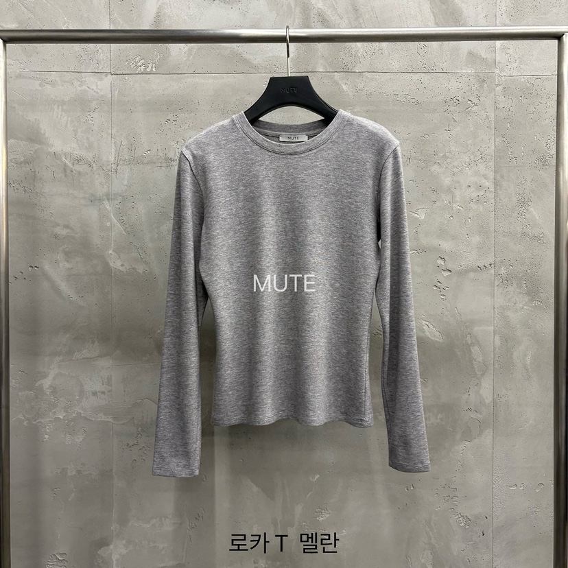 MUTE-P東大門代購女士新款推薦真品人氣休閑時尚長袖T恤MUTE長袖T恤圖色3