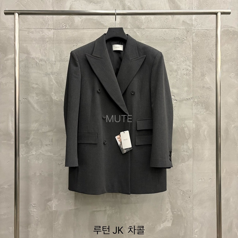 MUTE-P東大門代購女士新品時尚休閑真品推薦人氣西裝西服MUTE西裝/西服圖色1墨色