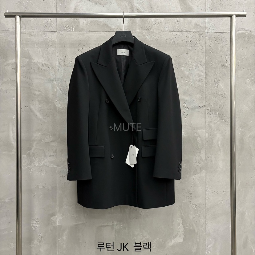 MUTE-P東大門代購女士新品時尚休閑真品推薦人氣西裝西服MUTE西裝/西服圖色2黑色