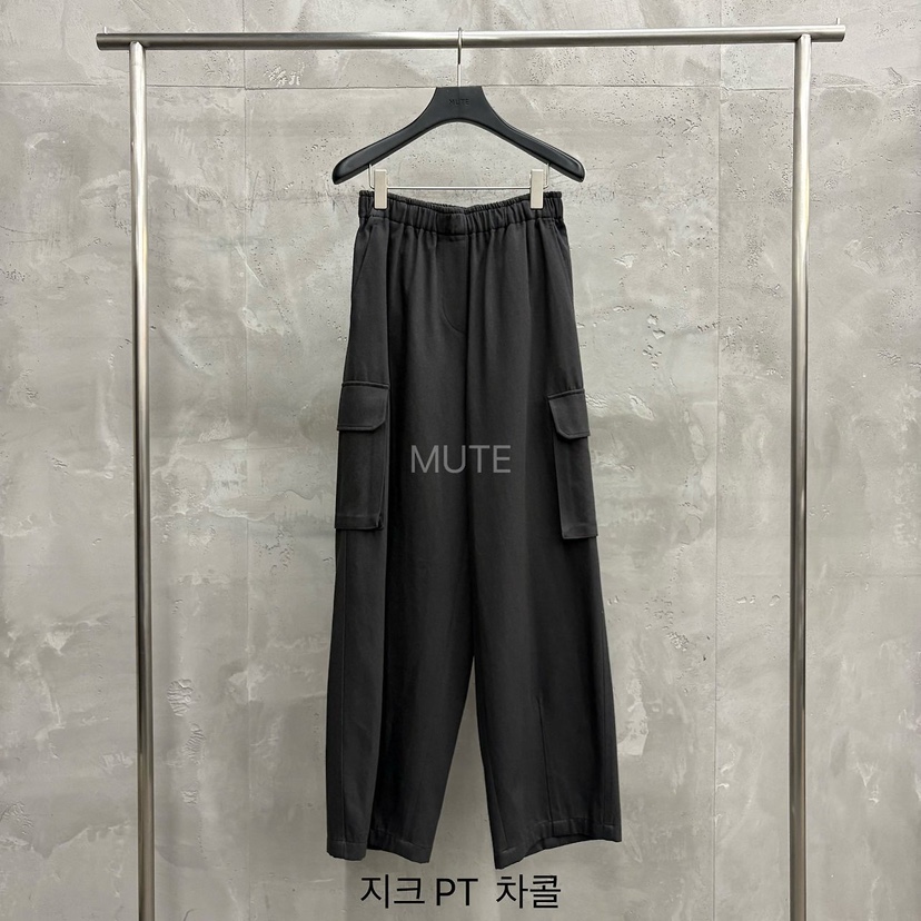 MUTE-P東大門直郵女裝新品時尚推薦休閑人氣真品熱賣休閑褲MUTE休閑褲圖色3墨色