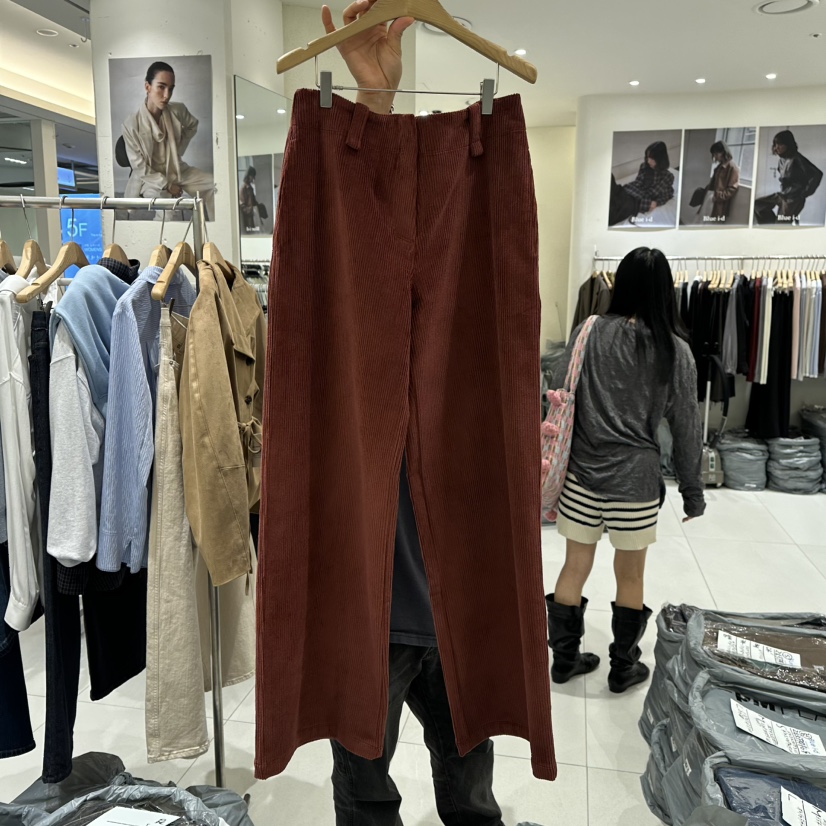 BLUEI-D/N SHARP東大門實拍女士新品人氣休閑褲不含腰帶Blue i-d/N SHARP休閑褲圖色3