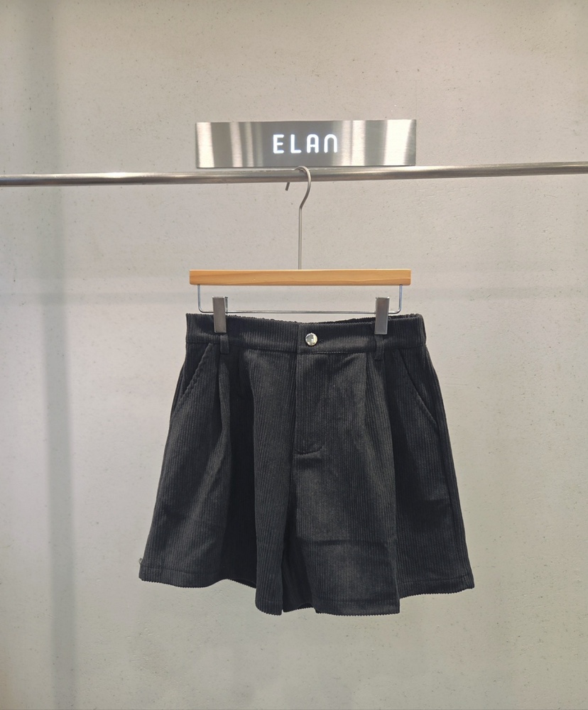 ELAN韓國代購女裝新款推薦人氣真品熱賣休閑時尚短褲燈芯絨ELAN短褲圖色3