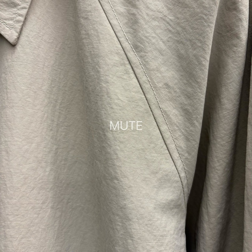 MUTE-P韓國直郵女裝新款真品人氣推薦休閑熱賣時尚長款風衣MUTE長款風衣