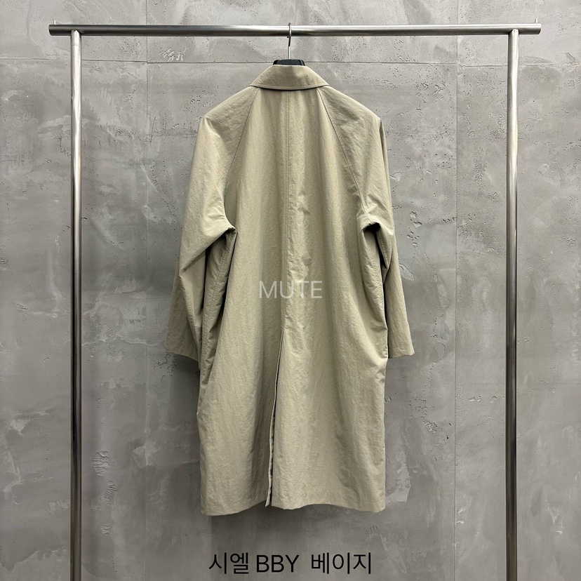 MUTE-P韓國直郵女裝新款真品人氣推薦休閑熱賣時尚長款風衣MUTE長款風衣