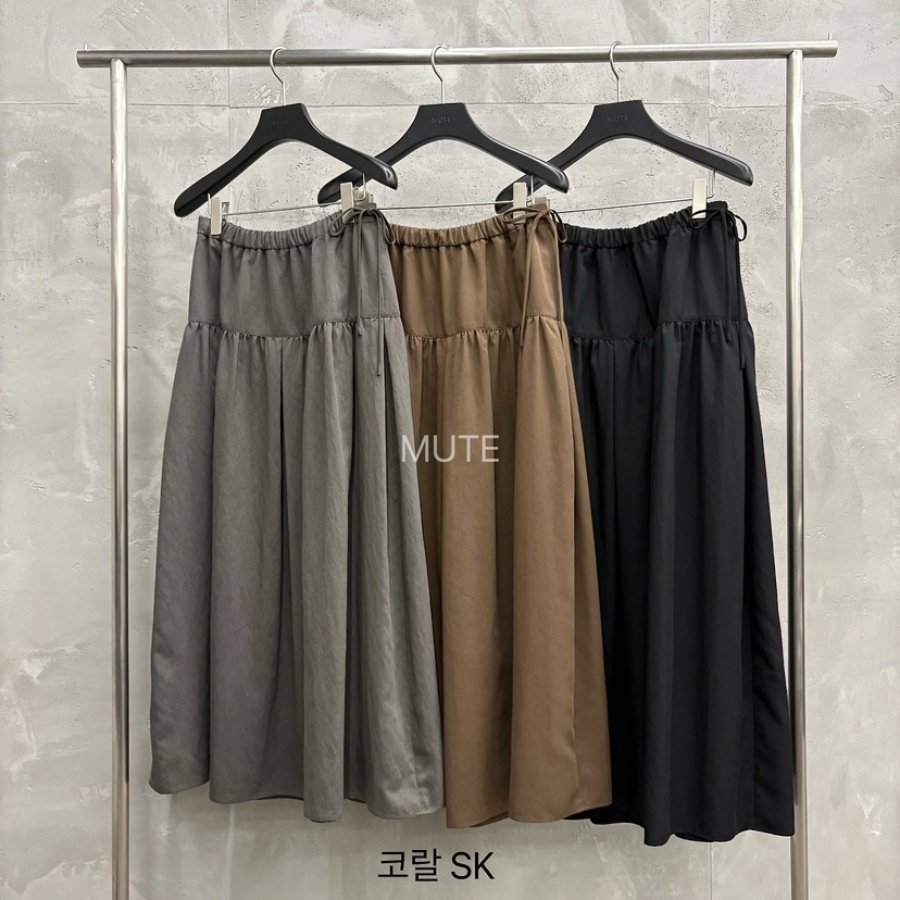 MUTE-P東大門實拍女士新品推薦人氣休閑真品熱賣時尚長裙MUTE長裙