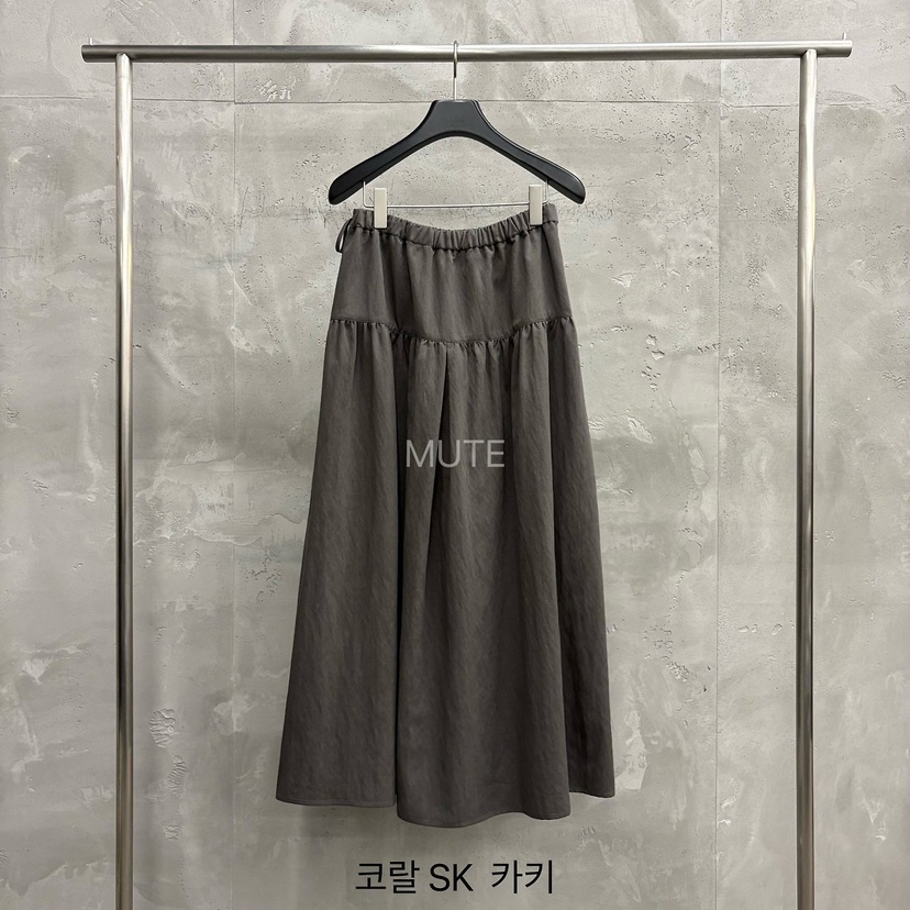 MUTE-P東大門實拍女士新品推薦人氣休閑真品熱賣時尚長裙MUTE長裙
