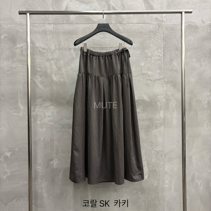 MUTE-P東大門實拍女士新品推薦人氣休閑真品熱賣時尚長裙MUTE長裙圖色1