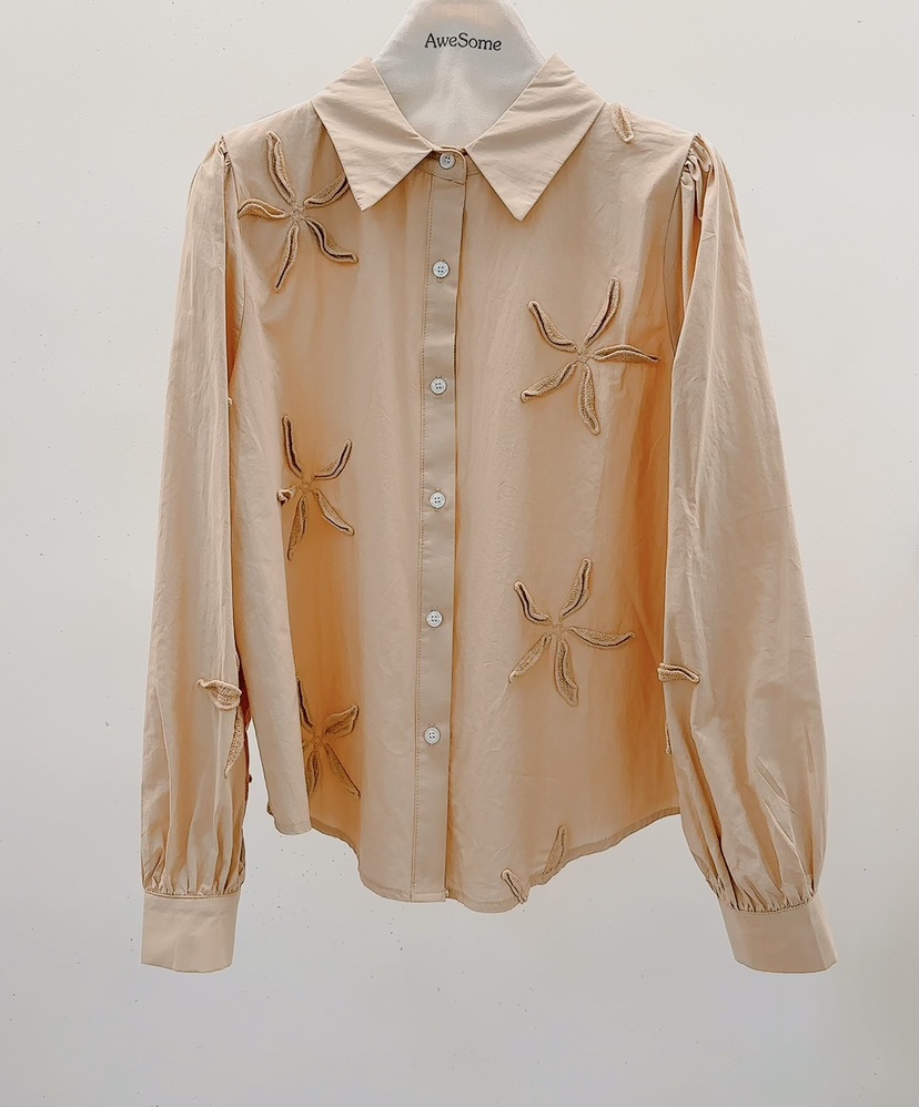 AWESOME東大門實拍女裝新品真品休閑人氣時尚推薦襯衫蕾絲衫AWESOME襯衫/蕾絲衫圖色1