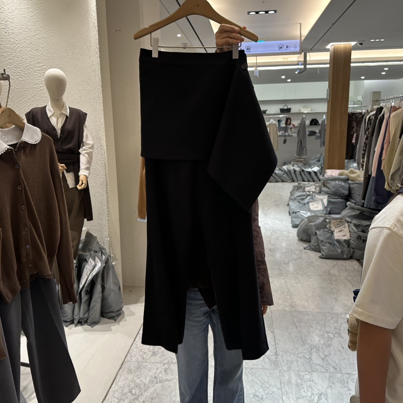 BLUEI-D/N SHARP韓國代購女裝新品休閑人氣熱賣推薦裙褲Blue i-d/N SHARP裙褲圖色2黑色