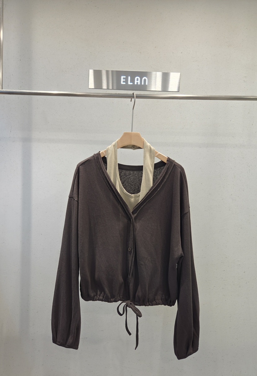 ELAN東大門實拍女裝新款推薦時尚人氣熱賣休閑真品套裝ELAN套裝圖色3