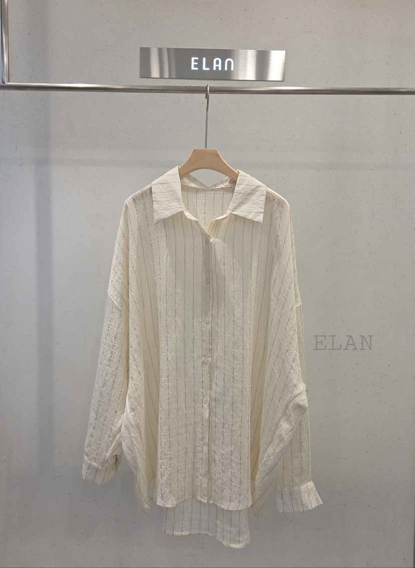 ELAN韓國直郵女裝新品推薦休閑真品時尚熱賣人氣襯衫蕾絲衫ELAN襯衫/蕾絲衫圖色1