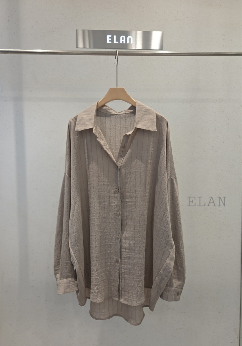 ELAN韓國直郵女裝新品推薦休閑真品時尚熱賣人氣襯衫蕾絲衫ELAN襯衫/蕾絲衫圖色2