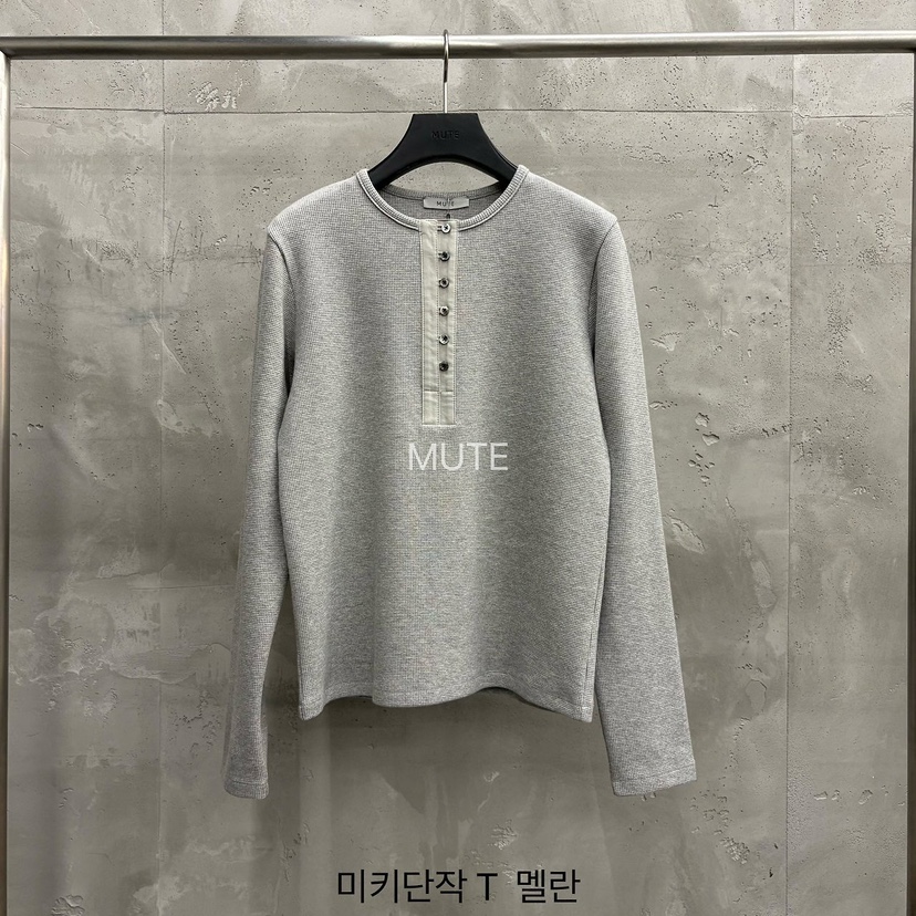 MUTE-P東大門實拍女士新款熱賣休閑推薦時尚長袖T恤米奇MUTE長袖T恤圖色1