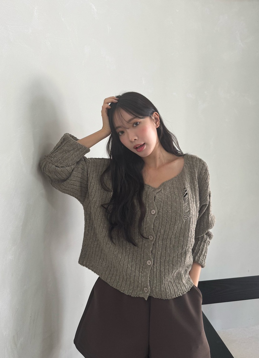 MARIGOLD韓國直郵女士新款休閑熱賣推薦真品針織衫雙面開衫MARIGOLD針織衫