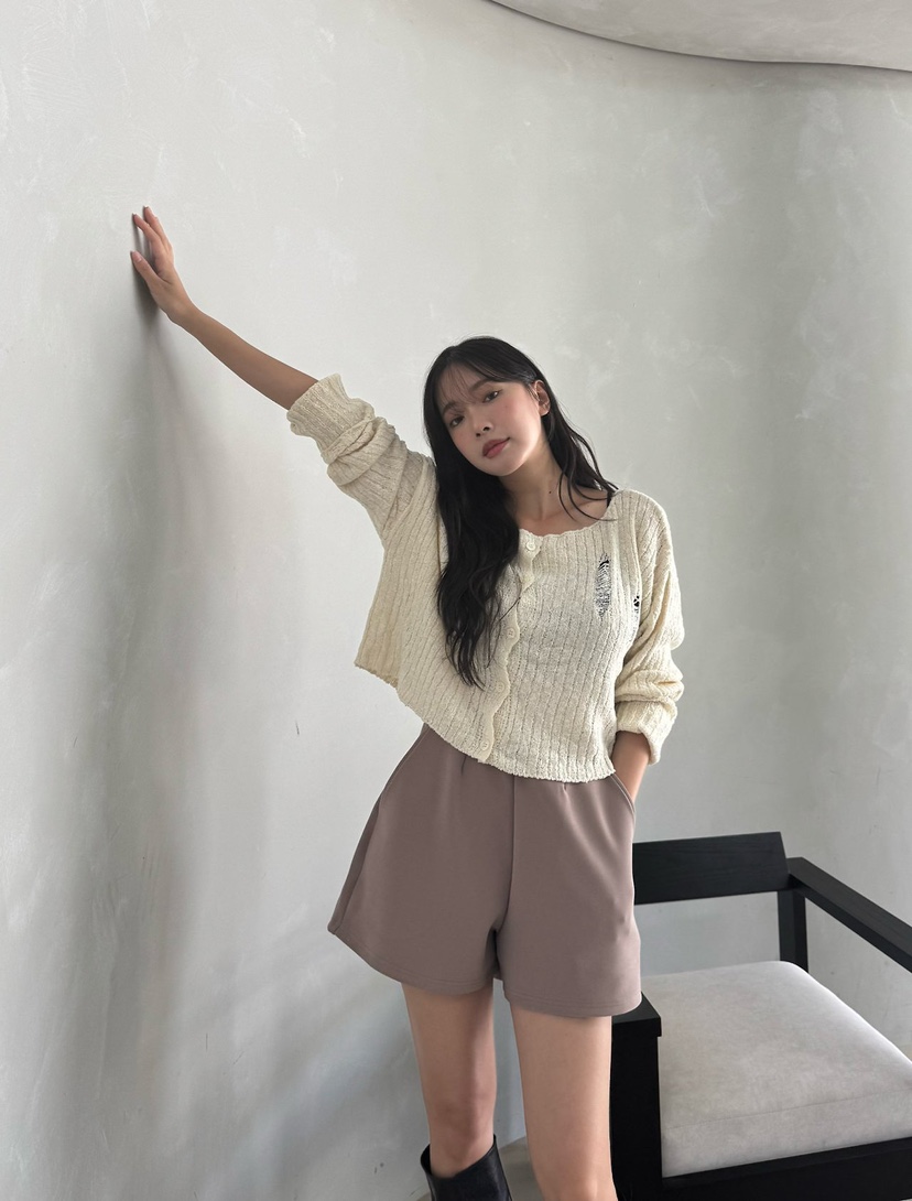 MARIGOLD韓國直郵女士新款休閑熱賣推薦真品針織衫雙面開衫MARIGOLD針織衫