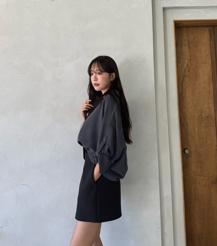 MARIGOLD韓國代購女裝新款推薦人氣真品熱賣襯衫蕾絲衫扭曲MARIGOLD襯衫/蕾絲衫