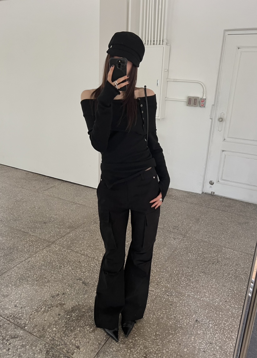 NOVUS韓國直郵女士新品熱賣休閑時尚推薦人氣休閑褲喇叭褲NOVUS休閑褲