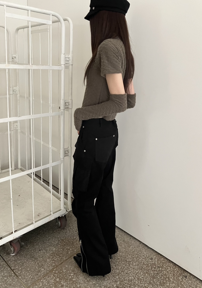 NOVUS韓國直郵女士新品熱賣休閑時尚推薦人氣休閑褲喇叭褲NOVUS休閑褲