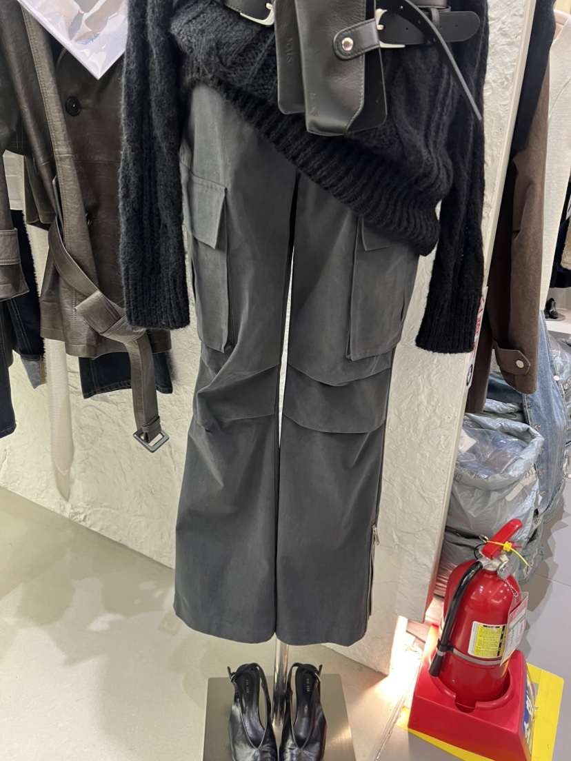 NOVUS韓國直郵女士新品熱賣休閑時尚推薦人氣休閑褲喇叭褲NOVUS休閑褲圖色2