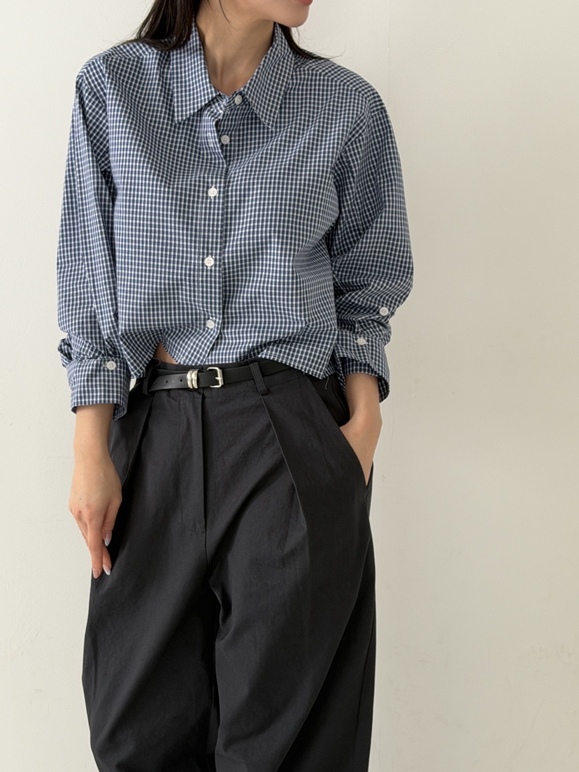 ARTE STUDIO/ATTENTION EDITORIAL東大門代購女士新品真品襯衫蕾絲衫格紋紐扣ARTE STUDIO/ATTENTION EDITORIAL襯衫/蕾絲衫