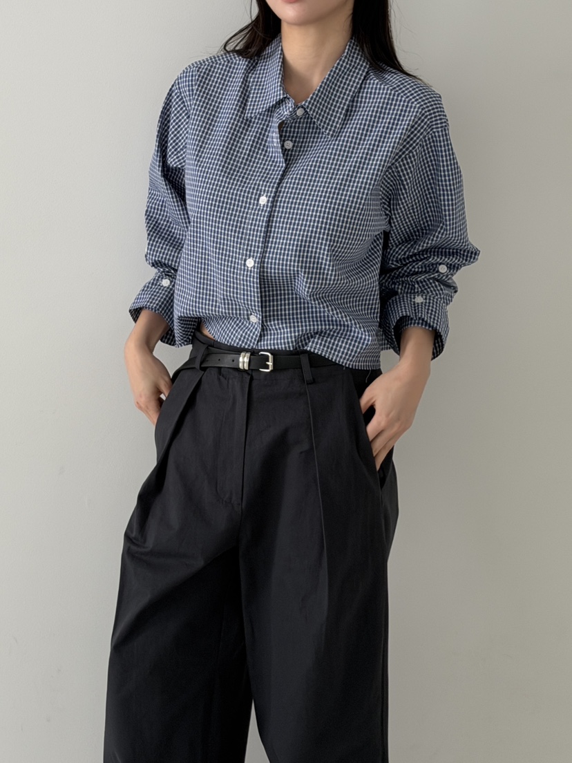 ARTE STUDIO/ATTENTION EDITORIAL東大門代購女士新品真品襯衫蕾絲衫格紋紐扣ARTE STUDIO/ATTENTION EDITORIAL襯衫/蕾絲衫