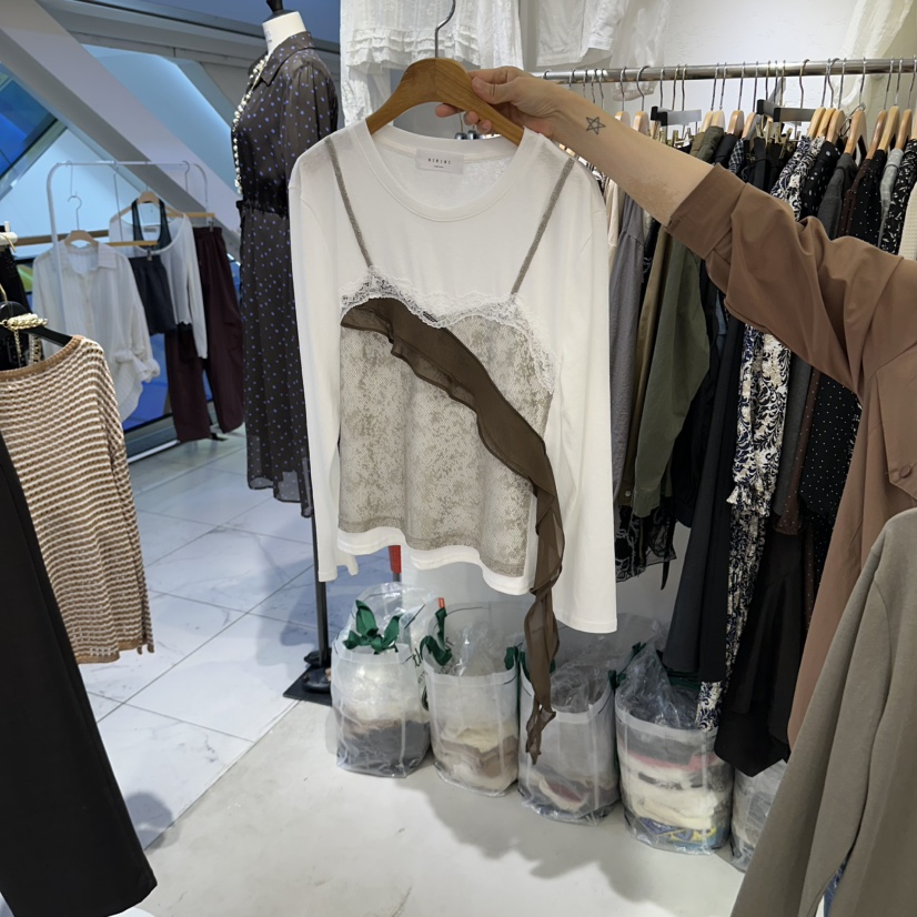 BIKINI東大門代購女士新品人氣熱賣推薦時尚休閑長袖T恤雪紡BIKINI長袖T恤圖色1