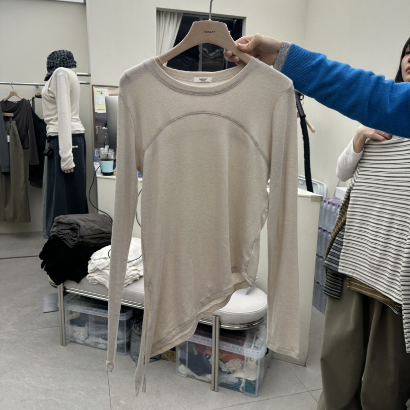 I MFACT韓國代購女裝新品真品人氣時尚休閑推薦熱賣長袖T恤I MFACT長袖T恤圖色1