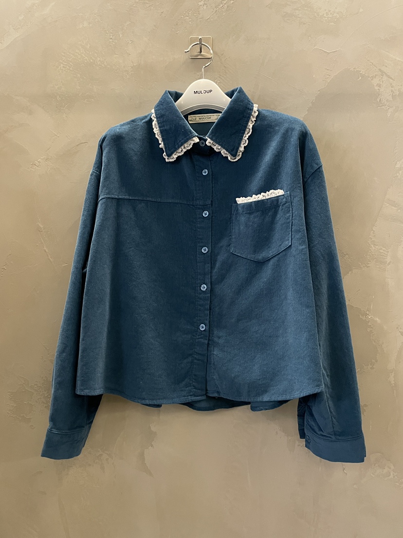 MULCUP韓國代購女士新品推薦時尚真品熱賣人氣襯衫蕾絲衫MULCUP襯衫/蕾絲衫圖色2