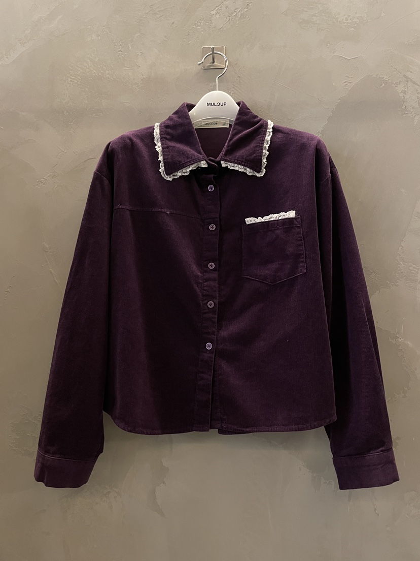 MULCUP韓國代購女士新品推薦時尚真品熱賣人氣襯衫蕾絲衫MULCUP襯衫/蕾絲衫圖色3
