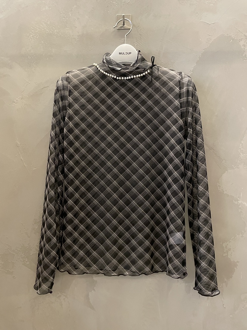MULCUP東大門代購女士新品真品熱賣推薦時尚襯衫蕾絲衫網狀MULCUP襯衫/蕾絲衫圖色2黑色