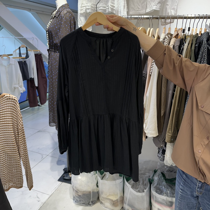 BIKINI東大門實拍女裝新品時尚熱賣真品休閑人氣連衣裙褶裥BIKINI連衣裙圖色2