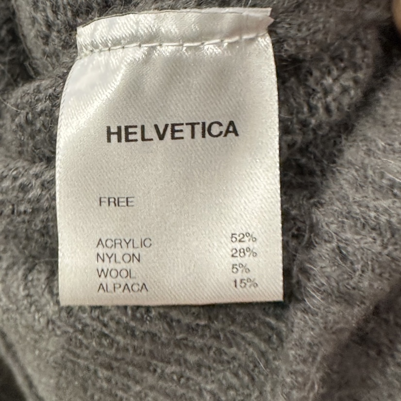 HELVETICA PLUS韓國直郵女士新品熱賣推薦人氣毛衣羊駝毛HELVETICA毛衣