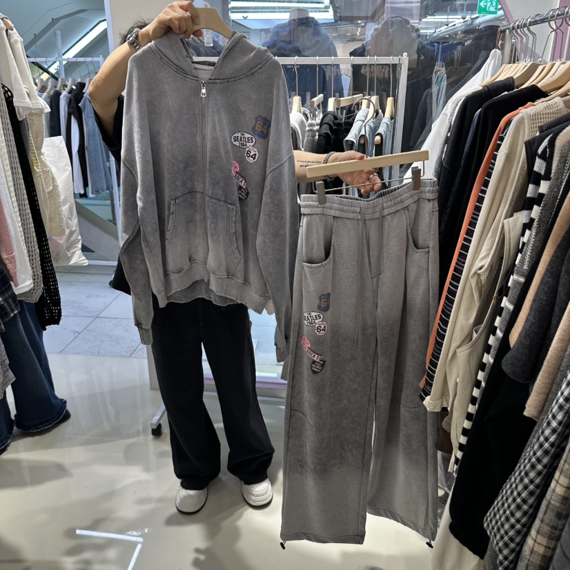 JH.STUDIO-Q東大門實拍女裝新品休閑熱賣人氣推薦真品套裝JH.STUDIO-Q套裝圖色1