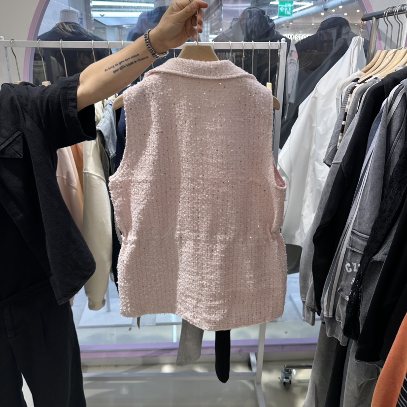 JH.STUDIO-Q韓國直郵女裝新品推薦休閑熱賣人氣真品馬甲JH.STUDIO-Q馬甲