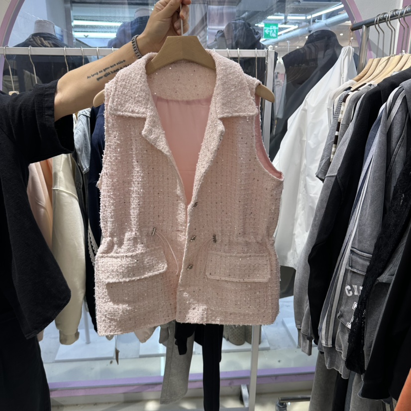 JH.STUDIO-Q韓國直郵女裝新品推薦休閑熱賣人氣真品馬甲JH.STUDIO-Q馬甲圖色2