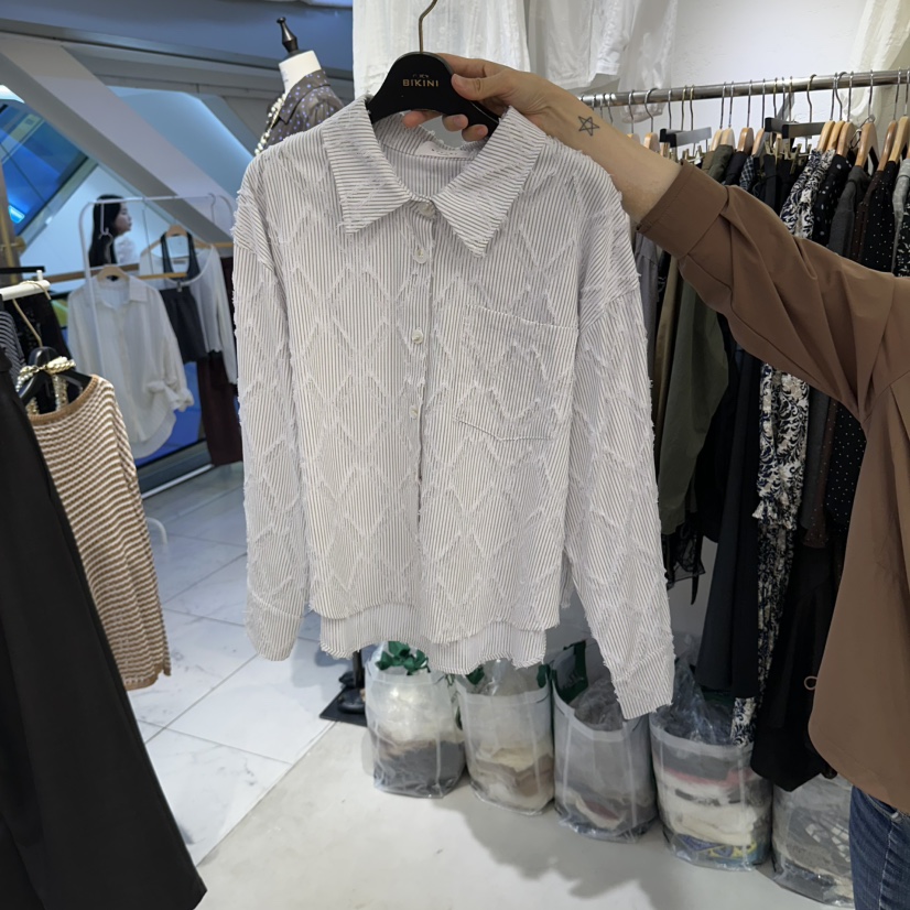BIKINI韓國代購女士新款熱賣時尚真品休閑人氣襯衫蕾絲衫BIKINI襯衫/蕾絲衫圖色2